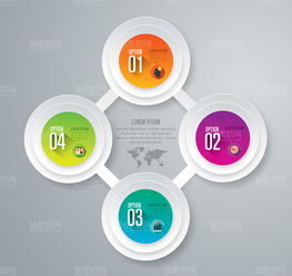 精美彩色信息圖表設(shè)計(jì)矢量素材 點(diǎn)亮互聯(lián)網(wǎng)信息咨詢的視覺(jué)表達(dá)